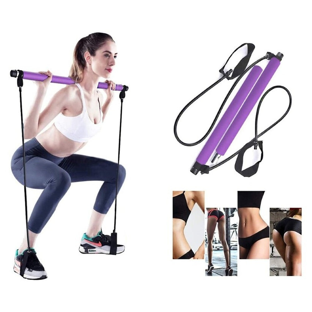 Pilates Bar Kit with Resistance Band