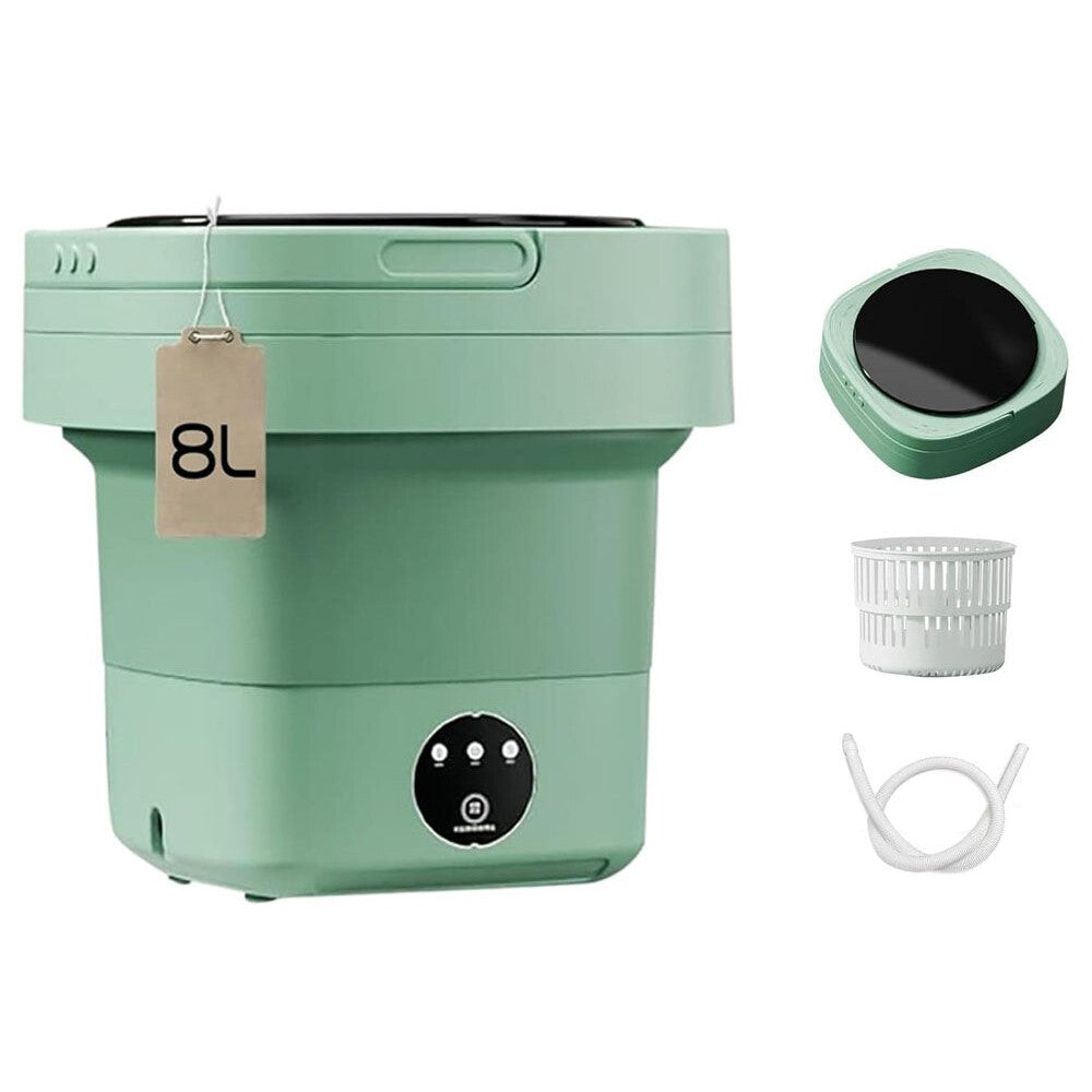 Portable washer with blue ray sterilisation feature