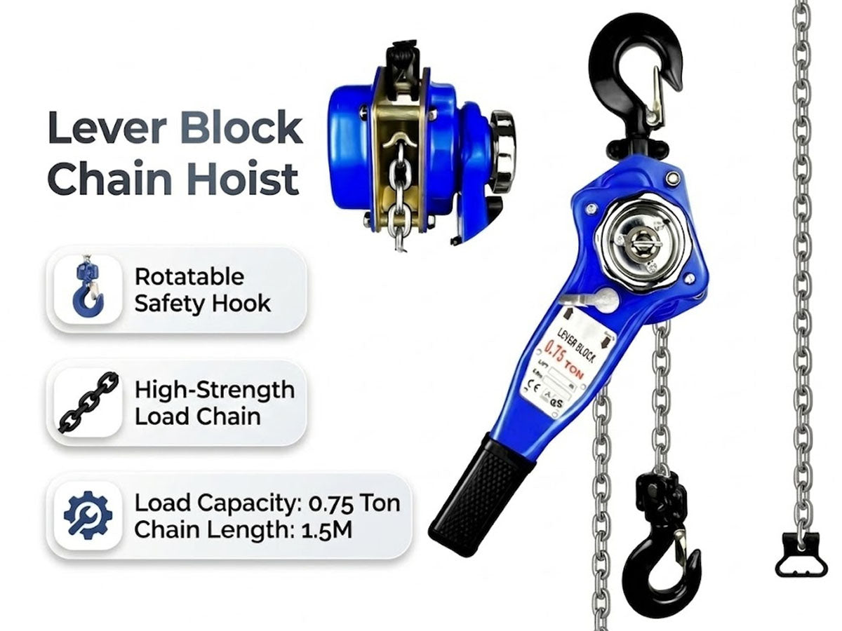 Chain Hoist Lever Block Chain Hoist 0.75 Ton 1.5m Lifter