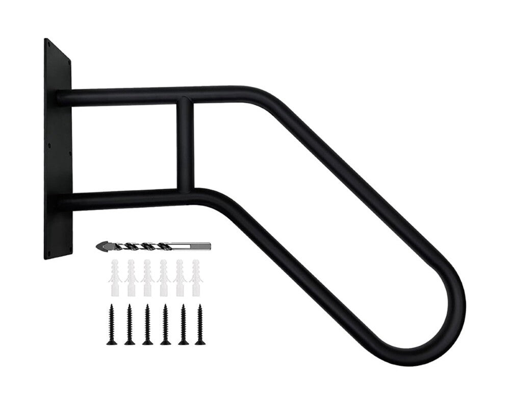Handrail installation kit included