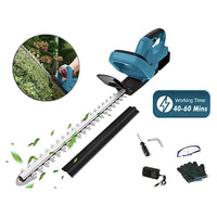 Thumbnail for Cordless hedge trimmer with 22 inch blade extended