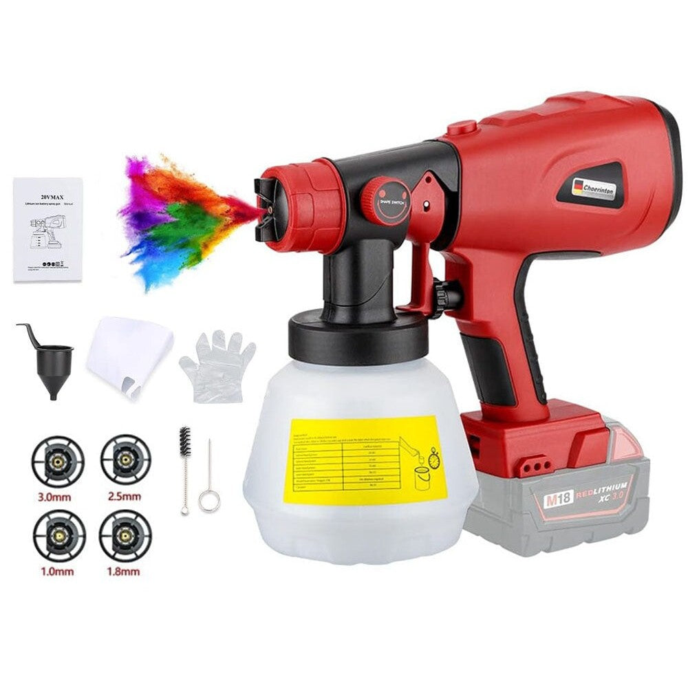 Cordless High Pressure Spray Gun Paint Sprayer