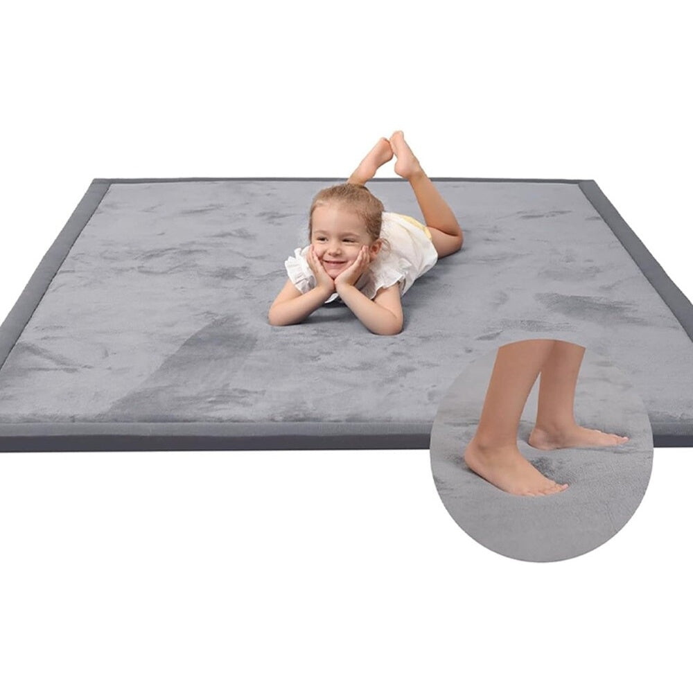 Soft play mat baby memory foam mat laid flat on floor