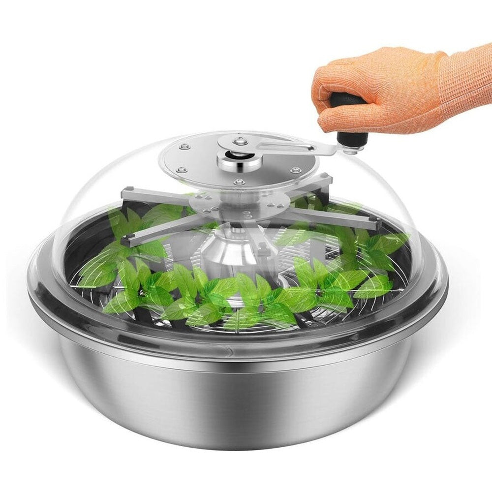 Leaf Bowl Trimmer 16'' Manual Bud Trimmer with Stainless Steel Blades