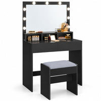 Thumbnail for Dressing table with LED Mirror and Stool