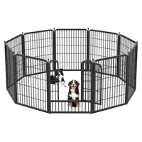 Thumbnail for Pet Play Pen Dog Playpen Dog Fence 10 Panels