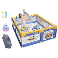 Thumbnail for Portable Baby Playpen Fence Gate Wall Fence Barrier