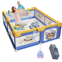 Thumbnail for Portable Baby Playpen Fence Gate Wall Fence Barrier