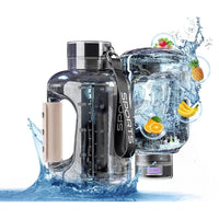 Thumbnail for Black hydrogen water bottle in sports setting