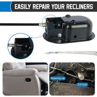 Thumbnail for Sofa Lounge Metal Recliner Handle Release Lever Trigger