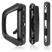 Thumbnail for Sliding patio door handle with black aluminium finish