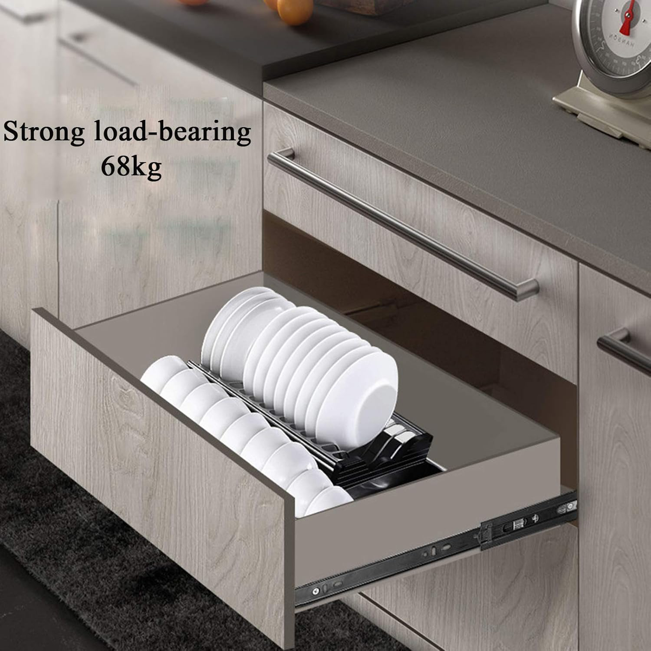 16" Drawer Slides Runners with Locking Function – Heavy Duty 80Kg Capacity