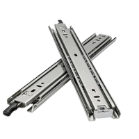 Thumbnail for Pair of 550mm drawer slides runner ready for installation