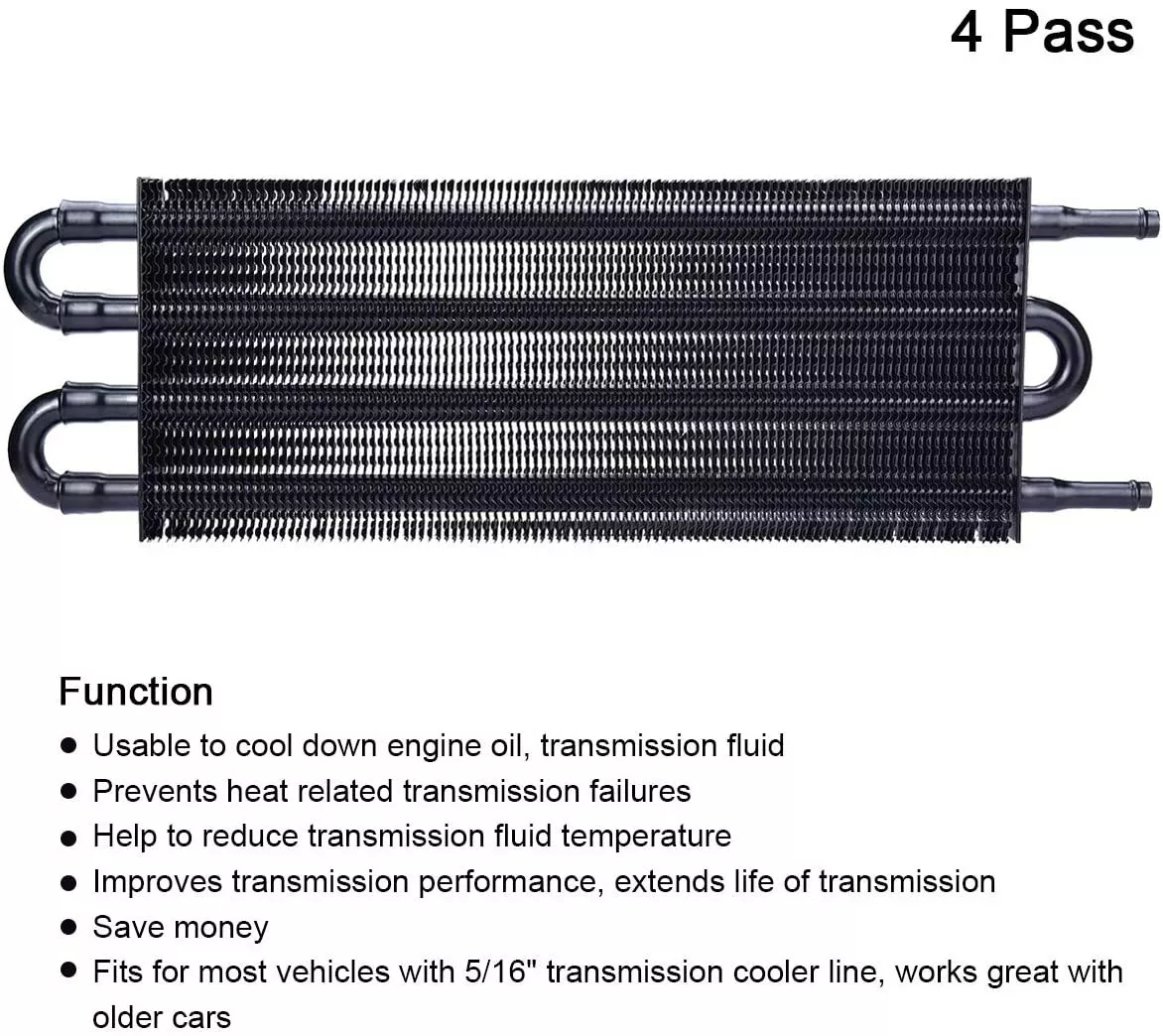 Universal 4 Rows Oil Cooler Transmission Radiator