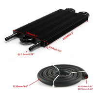 Thumbnail for Universal 4 Rows Oil Cooler Transmission Radiator
