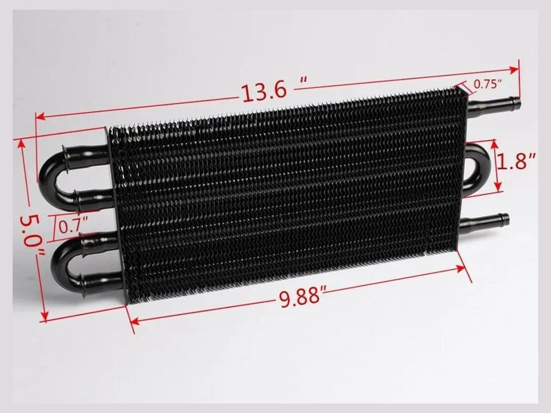 Universal 4 Rows Oil Cooler Transmission Radiator