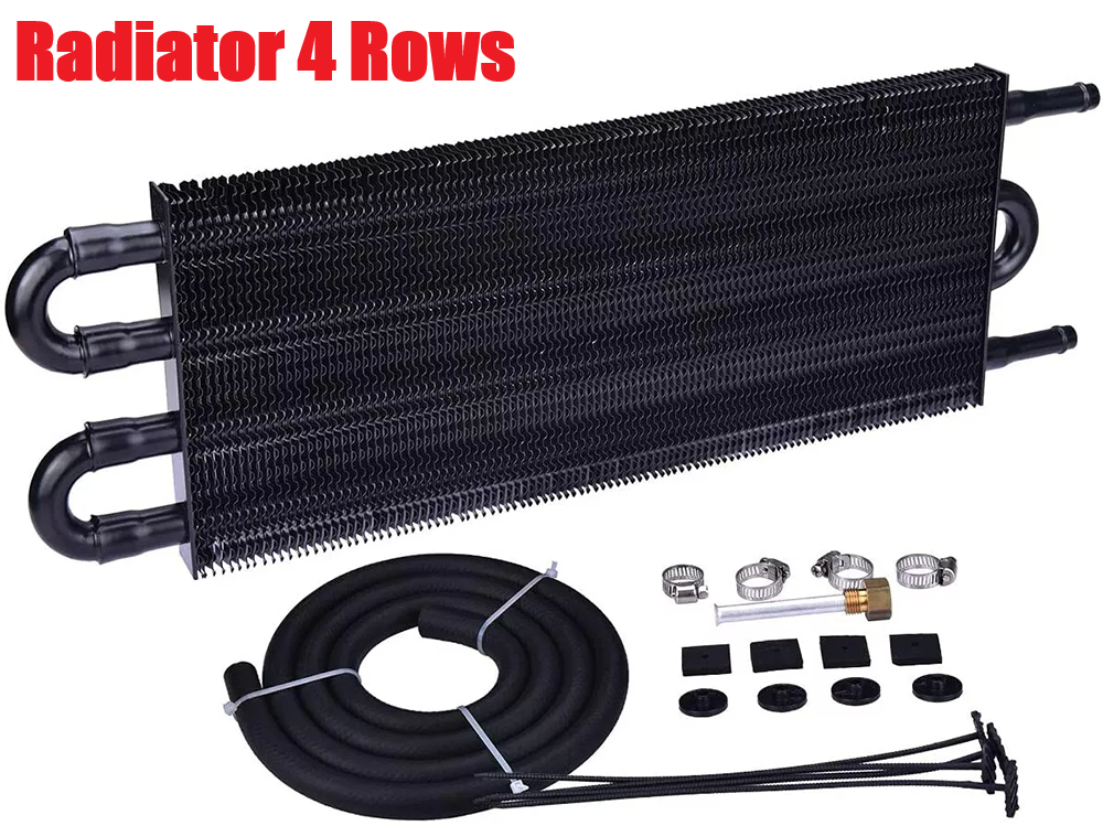Universal 4 Rows Oil Cooler Transmission Radiator