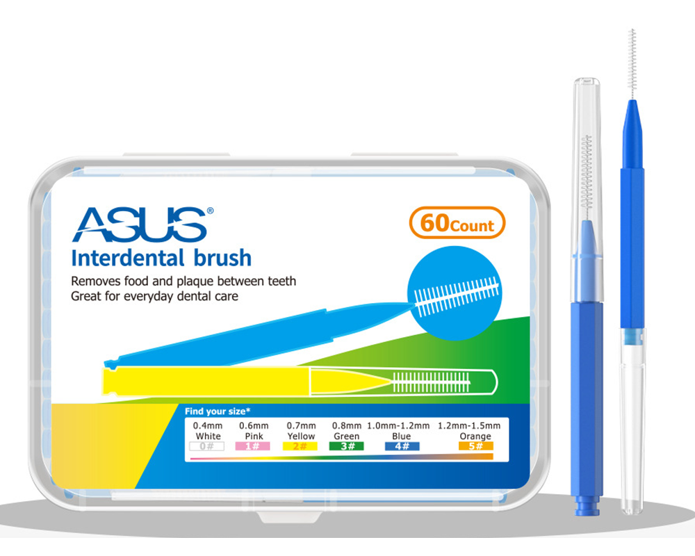 60Pcs X 1.2 mm Interdental Brushes Health Care Tooth