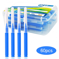 Thumbnail for 60Pcs X 1.2 mm Interdental Brushes Health Care Tooth