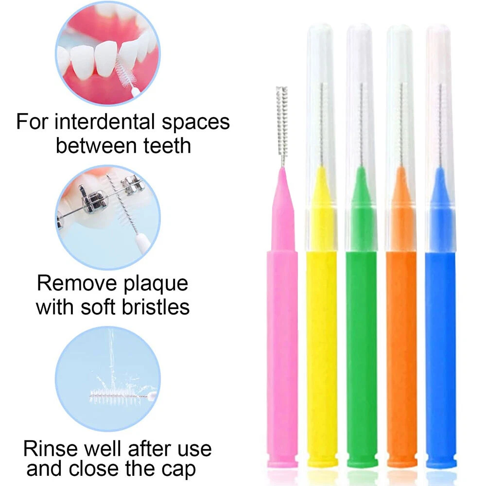 60Pcs X 1.5 mm Interdental Brushes Health Care Tooth
