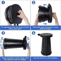 Thumbnail for Folding Telescopic Stool