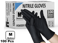 Thumbnail for Disposable Nitrile Gloves Medium Size 100pcs