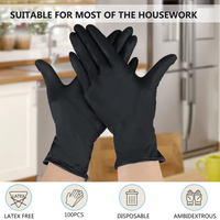Thumbnail for Disposable Nitrile Gloves Blue 100 pcs