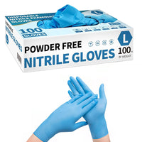 Thumbnail for Disposable Nitrile Gloves Blue 100 pcs
