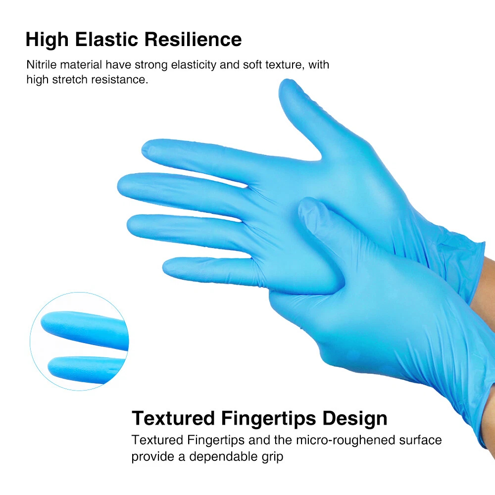 Disposable Nitrile Gloves Blue 100 pcs