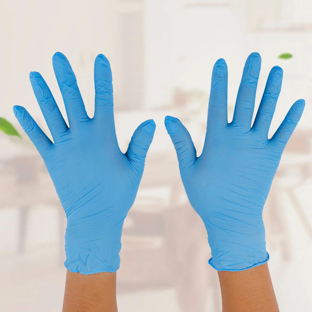 Disposable Nitrile Gloves Blue 100 pcs