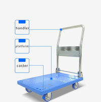 Thumbnail for Platform Hand Trolley Cart 150KG