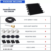 Thumbnail for Engine Oil Cooler Radiator 8 Rows Kit