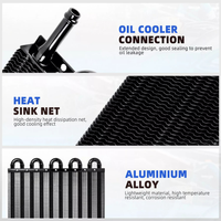 Thumbnail for Engine Oil Cooler Radiator 8 Rows Kit