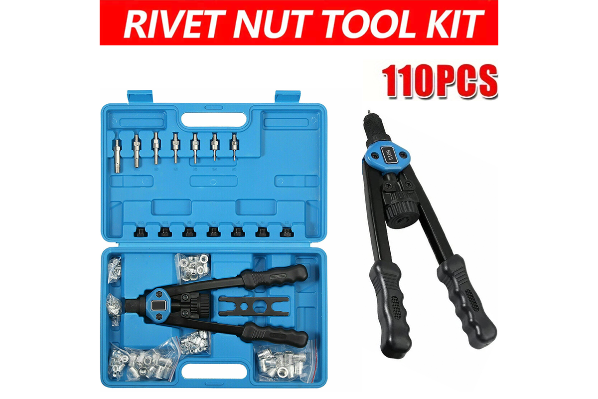 110pcs Rivet Nut Rivnut Tool Kit