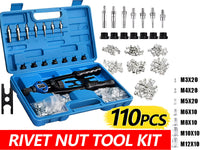 Thumbnail for 110pcs Rivet Nut Rivnut Tool Kit