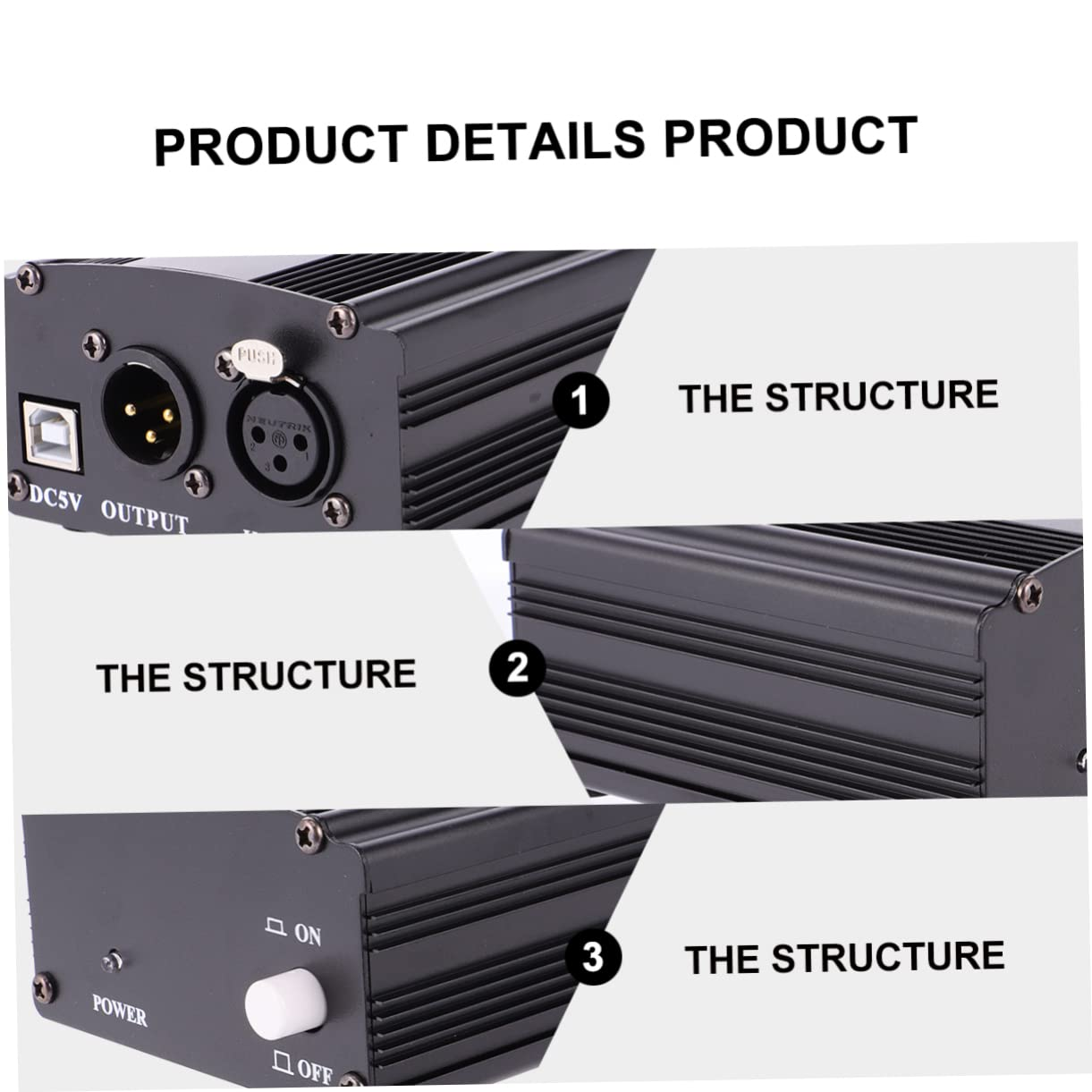 48V Phantom Power Supply for Microphones
