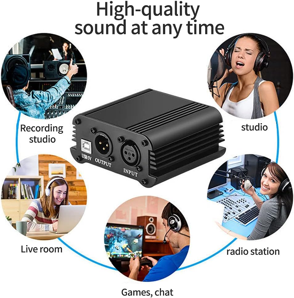 48V Phantom Power Supply for Microphones