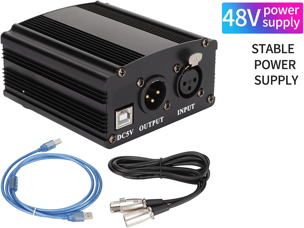 48V Phantom Power Supply for Microphones