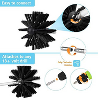 Thumbnail for Chimney Cleaning Brush Kit