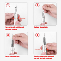 Thumbnail for Nail Drill, Cordless Electric Files Rechargeable