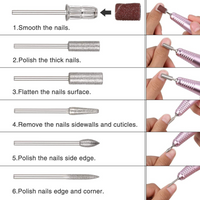 Thumbnail for Nail Drill, Cordless Electric Files Rechargeable