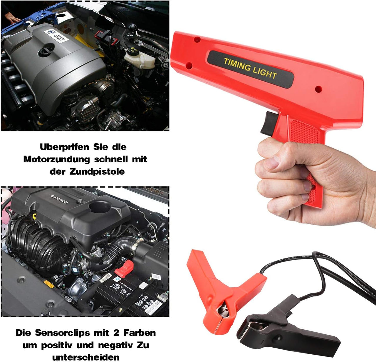 Ignition Timing Light Tester 12V