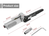 Thumbnail for Air Belt Sander with Sanding Belts (Pneumatic Tool)