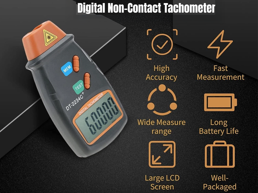 Digital Tachometer Engine digital speedometer