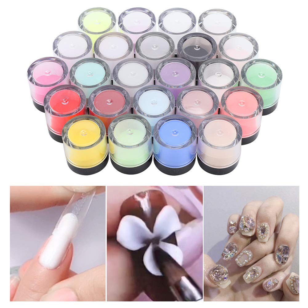 24 Color Nail Dip Powder Kit