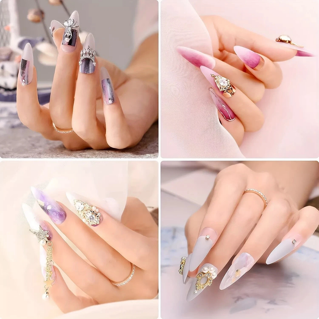 24 Color Nail Dip Powder Kit