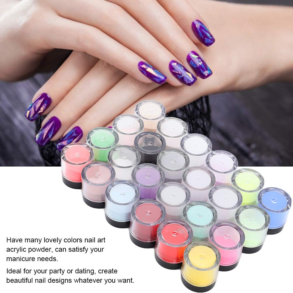 24 Color Nail Dip Powder Kit