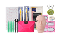 Thumbnail for Close-up of eyelash extension tweezers in kit