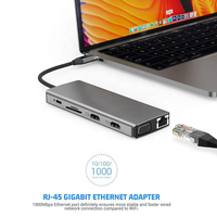 Thumbnail for USB C Docking Station Type C 12-in-1
