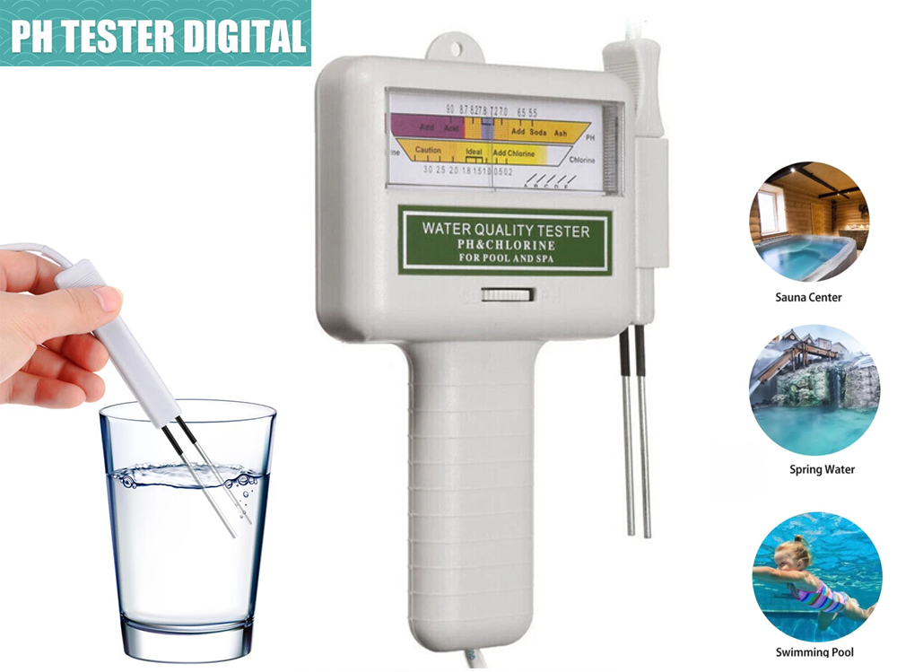 PH Chlorine Tester Pool SPA Water Quality Tester